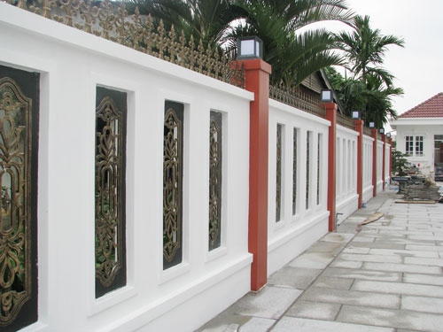Chống thấm tường ngoài, hàng rào, cổng
